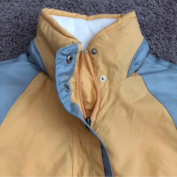 Old Navy Winter Outerwear Snow Jacket Yellow Gray XS - Picture 8 of 14